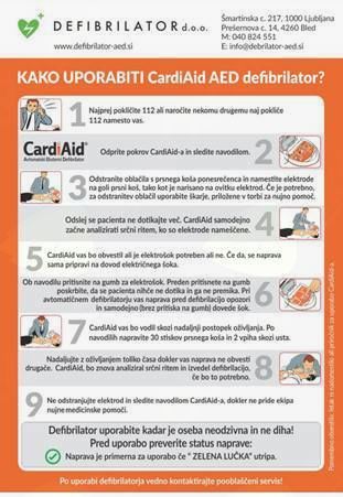 Defibrilatorji odslej na dostopnih lokacijah