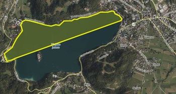 Popolna zapora dela jezera - 32. državno prvenstvo v veslanju Bled 2022