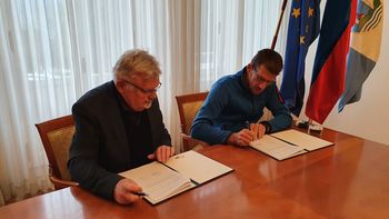 PODPIS POGODBE O IZVEDBI GRADBENO OBRTNIŠKIH DEL ZA PROJEKT »DOZIDAVA OBJEKTA ZD BLED«