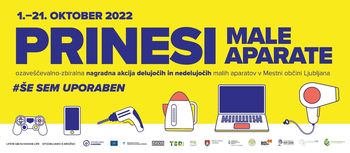5. mednarodni dan e-odpadkov na Kongresnem trgu v Ljubljani - 14. oktober 2022