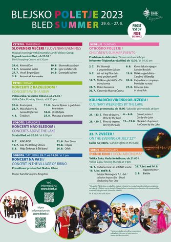 Vabljeni na Blejsko poletje 2023