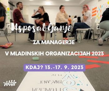 Usposabljanje za managerje v mladinskih organizacijah