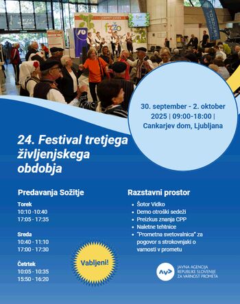 Vabilo na 24. Festival za tretje življenjsko obdobje 