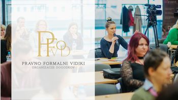 Spletno izobraževanje PRAVNO FORMALNI VIDIKI ORGANIZACIJE DOGODKOV (PFVOD)