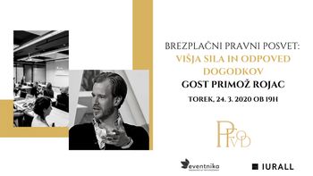 Brezplačni pravni posvet: višja sila in odpoved dogodkov (spletni pogovor)