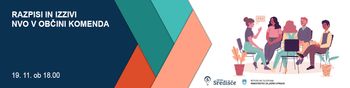 Razpisi in izzivi NVO v občini Komenda