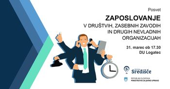 Zaposlovanje v društvih, zavodih in drugih nevladnih organizacijah