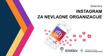 Instagram za nevladne organizacije, spletna delavnica