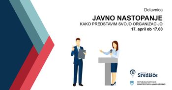 Online delavnica: Javno nastopanje – predstavite svojo organizacijo
