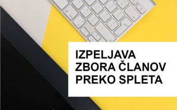 Izpeljava zbora članov preko spleta