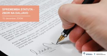 Spremembe statuta / zbor na daljavo