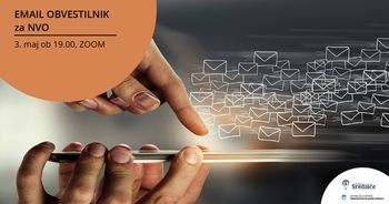  Email obvestilnik - delavnica za društva in druge NVO