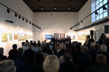 Janez Kovačič razstavlja v Galeriji Cankarjevega doma na Vrhniki