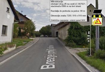 Nova prometna signalizacija bo prispevala k večji prometni varnosti v Brezju