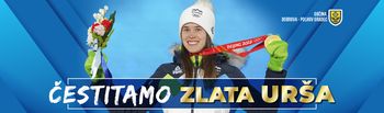 Iskrene čestitke Urši Bogataj za dve zlati olimpijski medalji! Iskrene čestitke Urši Bogataj za dve zlati olimpijski medalji!