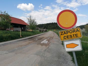 Podaljšanje popolne zapore ceste Šujica–Stranska vas do 17. junija 