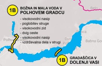 Pričenja se izvajanje protipoplavnih ureditev v Polhovem Gradcu