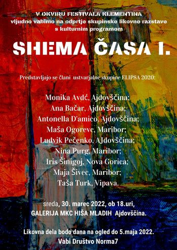 Odprtje likovne razstave Shema časa I