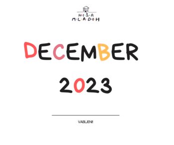 Kaj decembra dogaja v Hiši mladih? 