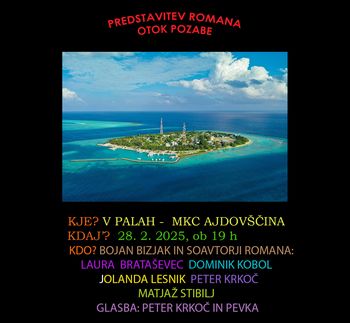 Literarno-glasbeni večer – Otok pozabe 