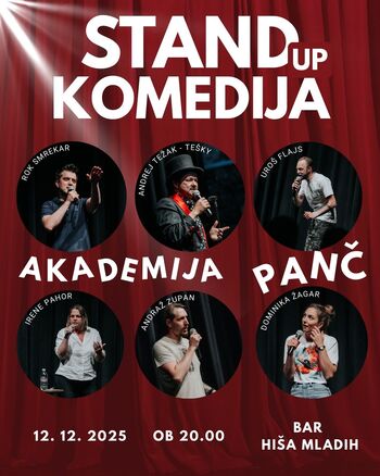 STAND-UP večer v Hiši mladih: Akademija PANČ
