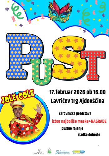 PUSTOVANJE V AJDOVŠČINI 2026