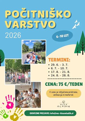 Počitniško varstvo v Hiši mladih Ajdovščina