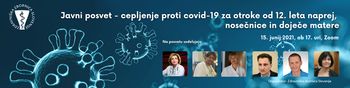 Javni posvet  –  vse o cepljenju proti covidu-19 za otroke od 12. leta naprej, nosečnice in doječe matere