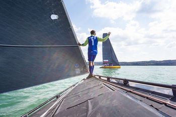 Žalčan Gašper Strahovnik v posadki za Zlati pokal v jadranju