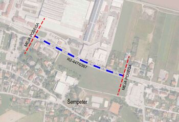 Izgradnja krožišča v Šempetru