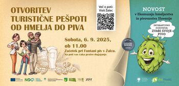 Odprtje nove turistične pešpoti »Od hmelja do piva«
