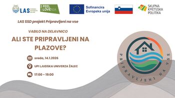 Delavnica: Ali ste pripravljeni na plazove?