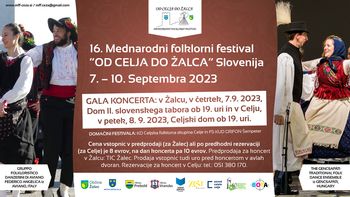 16. mednarodni folklorni festival "Od Celja do Žalca": Gala koncert