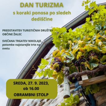 Dan turizma s koraki ponosa po sledeh dediščine