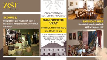 Dan odprtih vrat ob slovenskem kulturnem prazniku