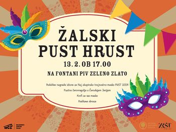 Žalski pust hrust - pustno rajanje za otroke