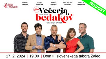 Večerja bedakov, komedija Špas teatra