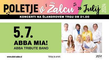 Poletje v Žalcu: ABBA Mia! ABBA Tribute Band