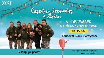Čarobni december v Žalcu: Rock Partyzani