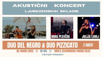 Akustični koncert ljubezenskih skladb