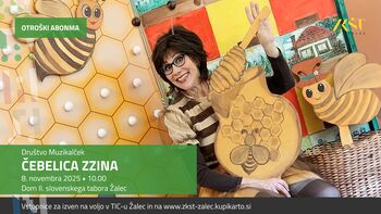  Čebelica Zzina, otroški abonma in za izven