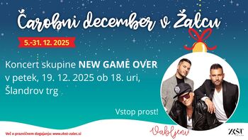 Čarobni december v Žalcu: New Game Over - koncert