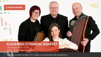 Slovenski citrarski kvartet, za citrarski abonma in izven