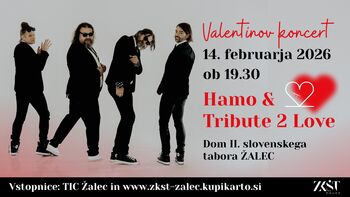 Valentinov koncert: Hamo & Tribute 2 Love