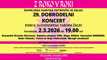 29. dobrodelni koncert "Z roko v roki"