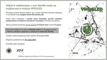 Vabilo k sodelovanju v novi številki revije Vpogled