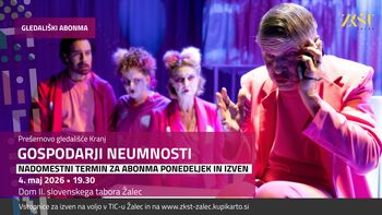 Gospodarji neumnosti, za ponedeljkov abonma ter izven (nadomestni termin)