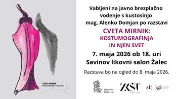 Javno vodenje po razstavi Cveta Mirnik: kostumografinja in njen svet