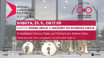Festival ljubiteljske kulture: Godbe Liboje in mažoret KD Svoboda Liboje
