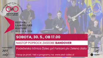 Festival ljubiteljske kulture: nastop zasedbe BandOver